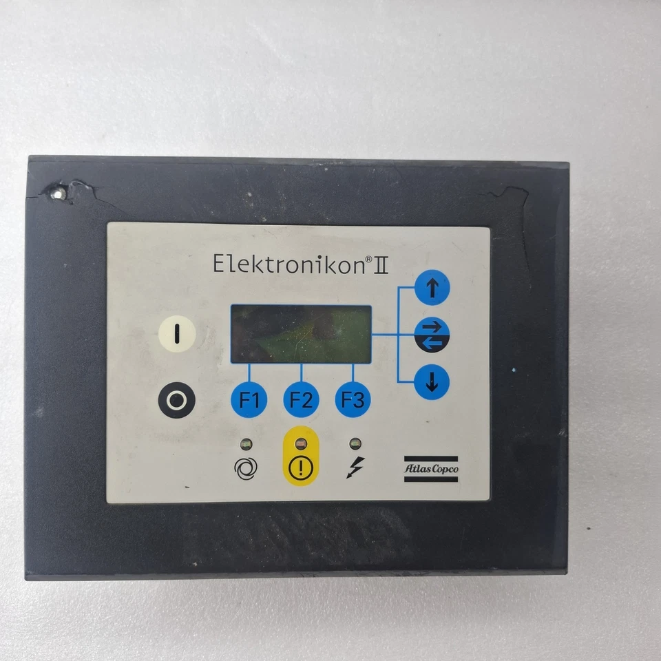ATLAS COPCO 1900 0710 12 ELEKTRONIKON II AIR COMPRESSOR CONTROL PANEL FOR PARTS